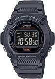 Casio Digital Gray Dial Unisex's Watch W 219H 8BVDF