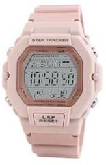 Casio Digital Pink Dial Unisex's Watch LWS 2200H 4AVDF