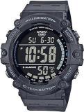 Casio Digital Rubber Black Dial And Band Men's Watch AE 1500WH 8BVDF