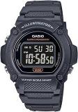 Casio Digital Rubber Gray Dial And Band Unisex's Watch W 219H 8BVDF