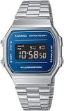 Casio Digital Silver Dial Unisex's Watch A168WEM 2BDF