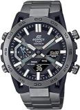 Casio Edifice Analog Digital Stainless Steel Black Dial and Band Men Watch ECB 2000DC 1ADF ED565