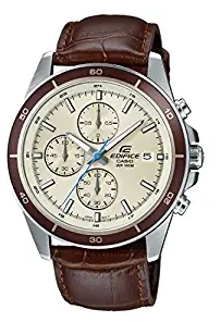 Edifice Chronograph Beige Dial Men's Watch EFR 526L 7BVUDF EX303