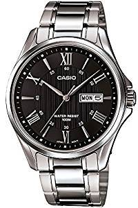 Casio Enticer Analog Black Dial Men's Watch MTP 1384D 1AVDF A879