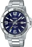 Casio Enticer Analog Blue Dial Men MTP VD01D 2BVUDF A1363