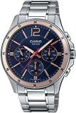 Casio Enticer Analog Blue Dial Men's Watch MTP 1374D 2A2VDF/MTP 1374HD 2A2VIF