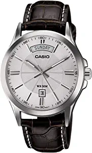 Casio Enticer Men Analog Silver Dial Watch MTP 1381L 7AVDF A845