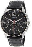 Casio Enticer Chronograph Black Dial Men's Watch MTP 1374L 1AVDF