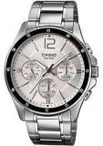 Casio Enticer Chronograph White Dial Men's Watch MTP 1374D 7AVDF A833