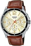 Casio Enticer Men Analog Beige Dial Men's Watch MTP 1374L 9A2VDF A1046