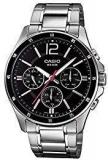 Casio Enticer Men Multi Dial Black Watch MTP 1374D 1AVDF A832