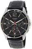 Casio Enticer Men Multi Dial Black Watch MTP 1374L 1AVDF A834