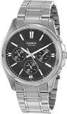 Casio Enticer Men Multi Dial Black Watch MTP 1375D 1AVDF A836