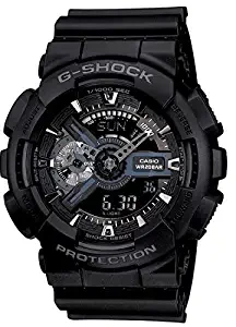 G Shock Analog Digital Black Dial Men's Watch GA 110 1BDR G317