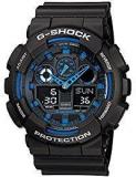 Casio G Shock Analog Digital Blue Dial Men's Watch GA 100 1A2DR G271