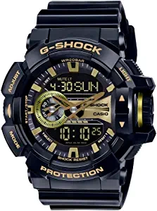 Casio G Shock Analog Digital Gold Dial Men's Watch GA 400GB 1A9DR G651