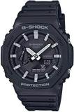 Casio G Shock Carbon Core Guard Analog Digital Black Dial Men's Watch GA 2100 1ADR G986