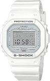 Casio G Shock DW 5600MW 7DR Digital Dial White Resin Strap Men's Watch Shock And 200M Water Resistant G844