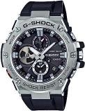 Casio G Shock G Steel Pour Des Hommes Montre Analog Men's Watch Black Dial Black Coloured Strap