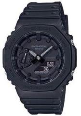 Casio G SHOCK GA 2100 1A1 ALL BLACK ANALOG DIGITAL DIAL BLACK RESIN STRAP MEN S WATCH 200M WATER AND SHOCK RESISTANT