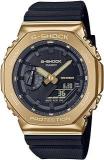 Casio G Shock GM 2100G 1A9DR Gold IP Black Analog Digital Dial Black Resin Strap Men's Watch Shock And 200M Water Resistant G1278