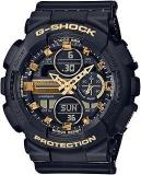 Casio G Shock GMA S140M 1ADR Black Analog Digital Dial Black Resin Strap WoMen's Watch Shock And 200M Water Resistant G1060