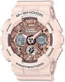 Casio G Shock S Series Analog Digital Rose Gold Dial Women's Watch GMA S120MF 4ADR G732