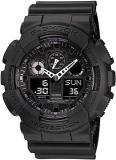 Casio Men Resin G Shock AnalogDigital Black Dial Watch Ga 100 1A1Dr G270, Band Color Black