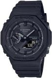 Casio Men Resin G Shock Black Dial AnalogDigital Ga B2100 1A1Dr G1242, Band Color Black