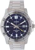 Casio Men Stainless Steel Enticer Analog Blue Dial Watch Mtp Vd01D 2Evudf A1364, Band Color Silver