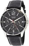 Casio MTP 1374L 1A Men's Quartz Multi Dial Watch Black