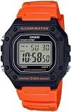 Casio Resin Youth Digital Grey Dial Men Watch W 218H 4B2Vdf I111, Bandcolor Orange