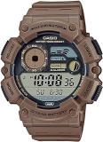 Casio Unisex Resin Digital Brown Dial Watch Ws 1500H 5Avdf, Band Color Brown