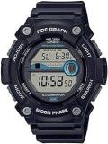 Casio Unisex Rubber Digital Gray Dial Watch Ws 1300H 1Avdf, Band Color Black