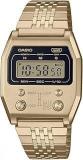 Casio Unisex Stainless Steel Digital Gold Dial Watch A1100G 5Df, Band Color Gold