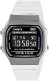 Casio Vintage A168XES 1BDF Black Digital Dial Transparent Resin Strap D306