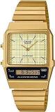 Casio Vintage Analog Digital Gold Dial Unisex AQ 800EG 9ADF D282