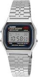 Casio Vintage Digital Black Dial Unisex A159W N1DF D339