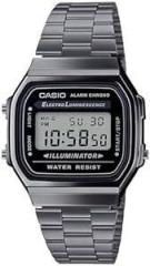 Casio Vintage Digital Black Dial Unisex A168WGG 1ADF D181