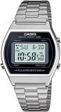 Casio Vintage Digital Grey Dial Silver Band Stainless Steel Unisex Watch B640WD 1AVDF D129