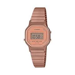 Casio Vintage Digital Rose Gold Dial Unisex LA 11WR 5ADF D217