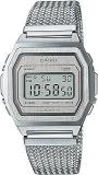 Casio Vintage Digital Silver Dial Unisex A1000MA 7DF D278