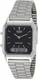 Casio Vintage Series Analog Digital Black Rectangle Unisex Watch AQ 230A 1DMQ