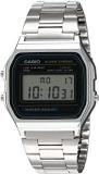 Casio Vintage Series Digital Black Dial Unisex Watch A 158WA 1Q D011