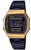 Casio Vintage Series Digital Black Dial Unisex Watch A168WEGB 1BDF