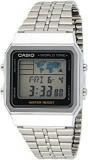 Casio Vintage Series Digital Grey Square Unisex Watch A500WA 1DF