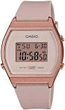 Casio Vintage Series Digital Rose Gold Dial Unisex Adult Watch LW 204 4ADF