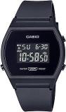 Casio Vintage Series Digital Rubber Black Dial And Band Unisex Adult Watch LW 204 1BDF