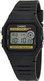 Casio Women Resin Youth Digital Grey Dial Watch F 94Wa 9Dg, Band Color Black