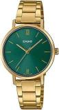 Casio Womens Enticer Green Stainless Steel Analog Watch A1999